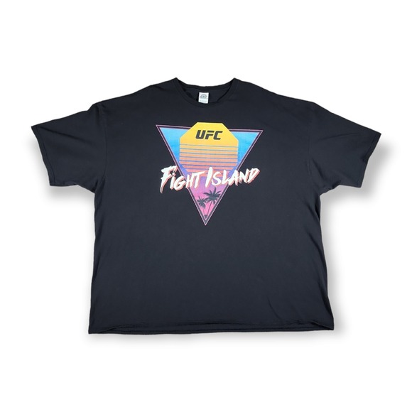 Delta Pro Weight UFC Fight Island Graphic Black T Shirt Men's Size 5XL - Picture 1 of 8